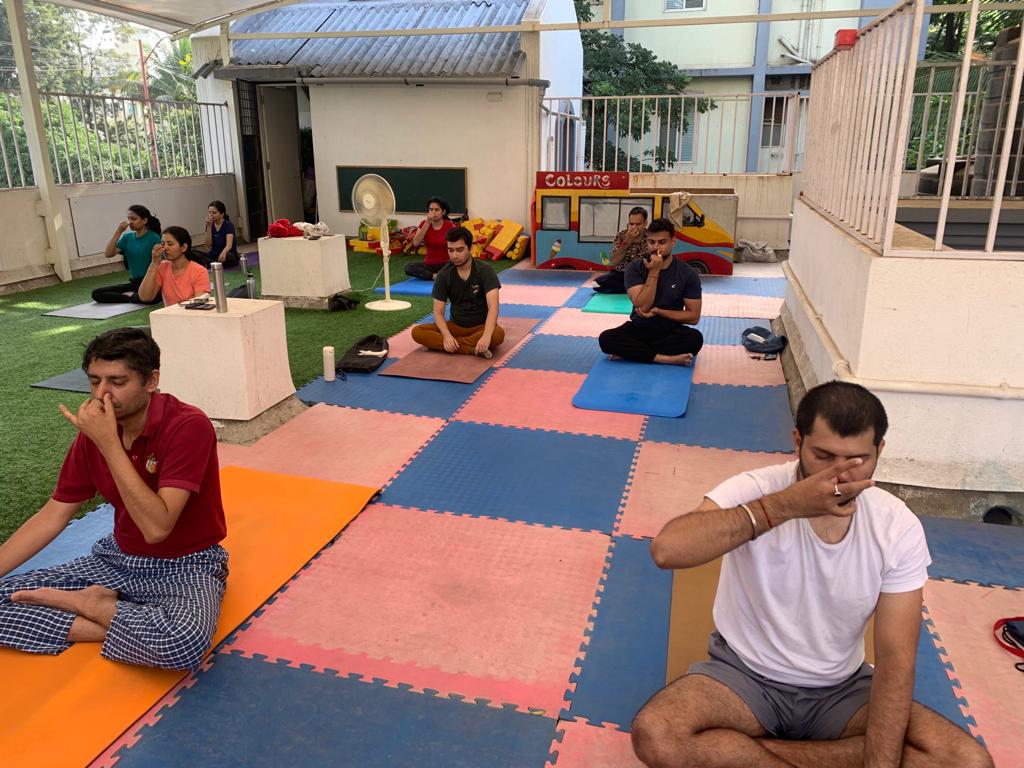 Peaceful meditation event at Anahat Yoga Pune